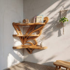 Butterfly Live Edge Floating Shelf