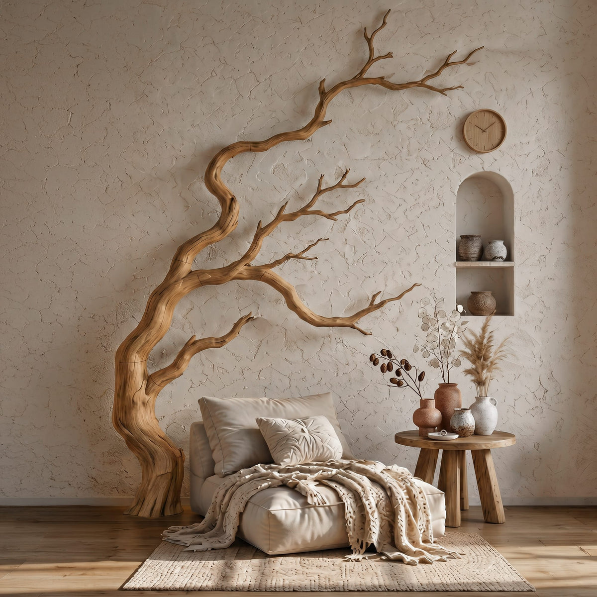Contemporary Sculptural Branch Wall Art