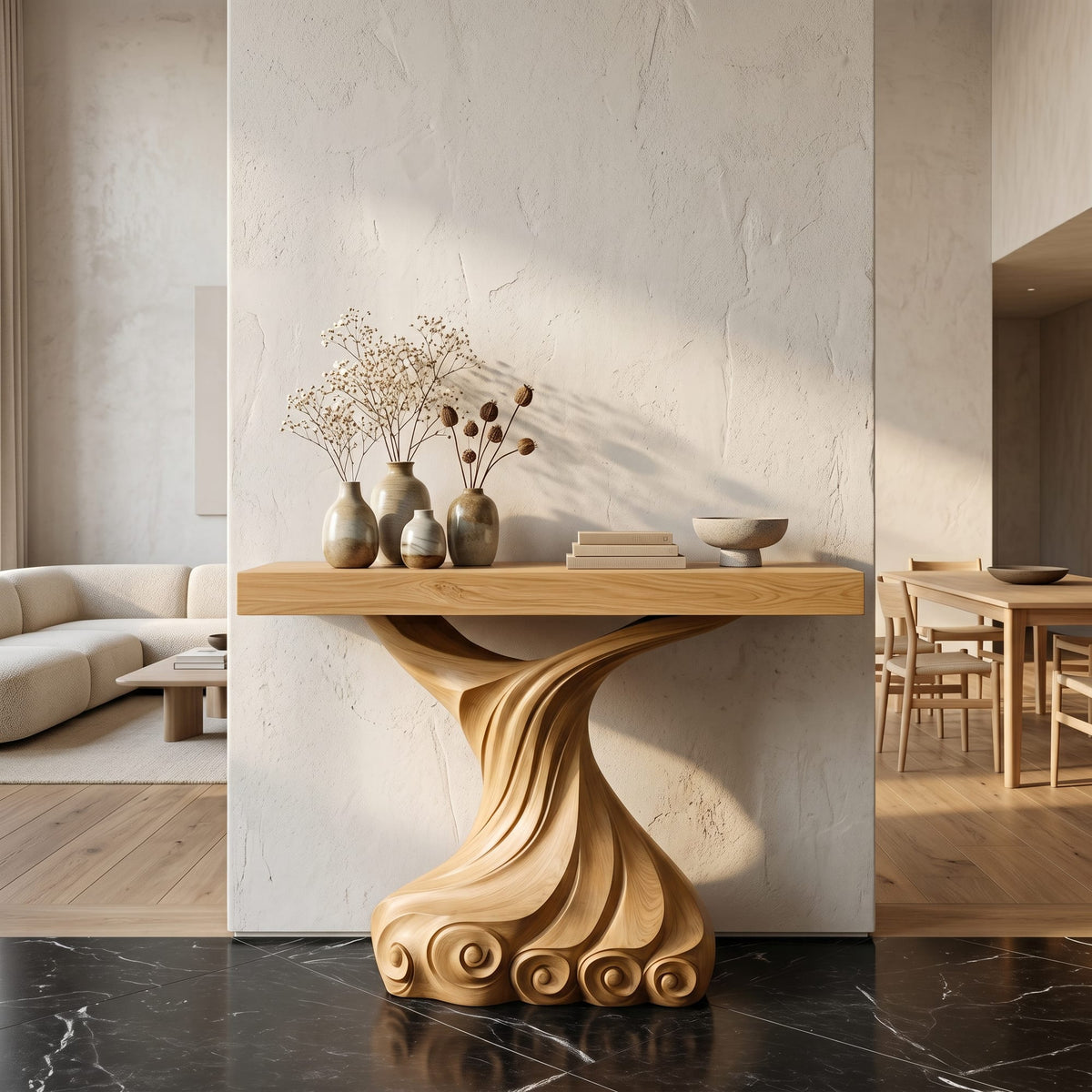 Twist Abstract Console Table