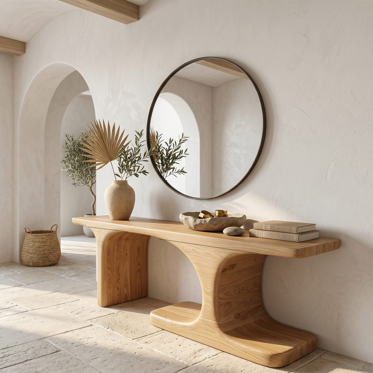 Arched Form Console Table