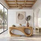 Flowing Live Edge Console Table