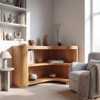 Organic Curved Open Bookshelf