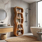 Sculptural Contemporary Bath Shelf