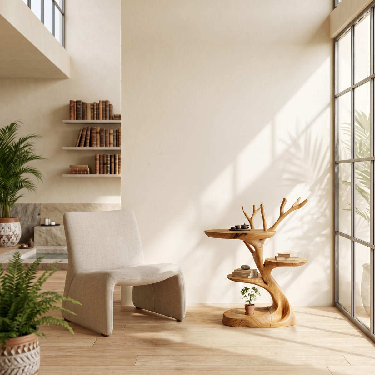Tree Solid Nightstand