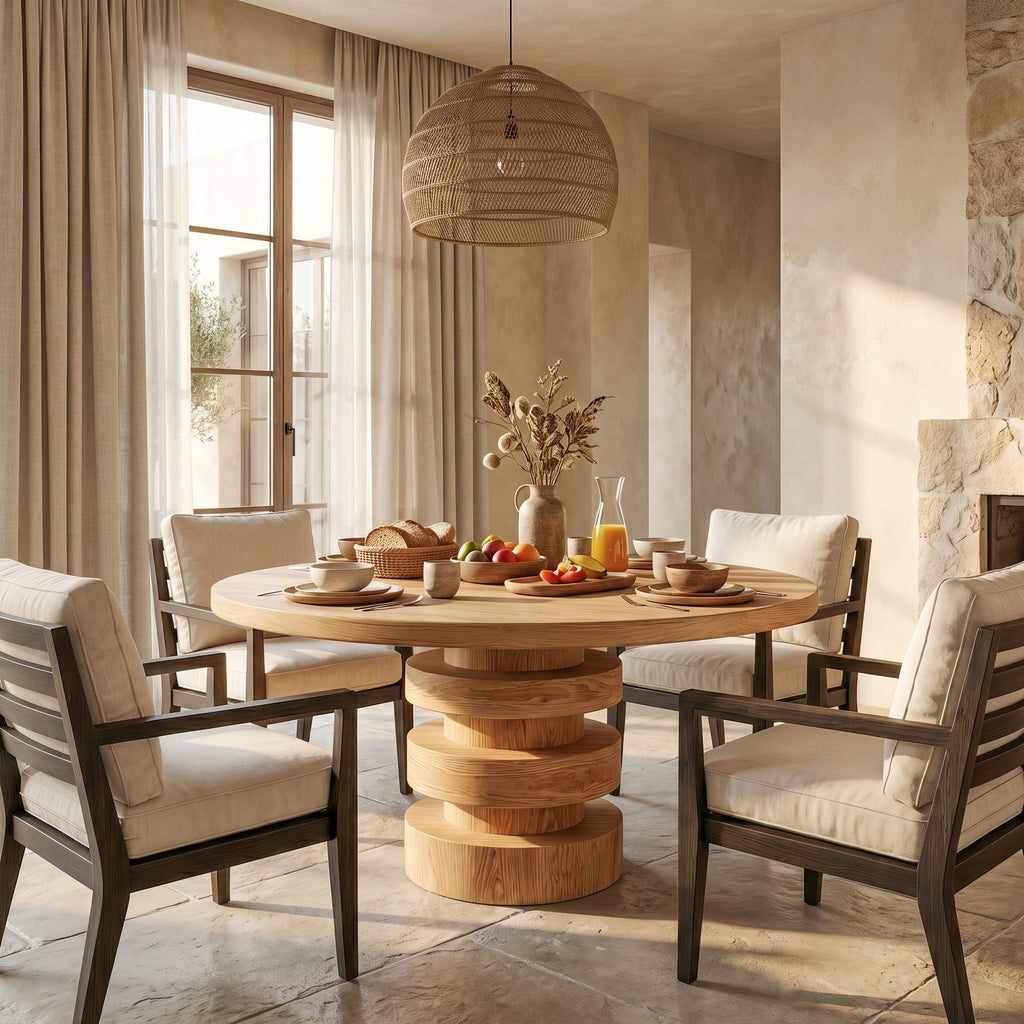 Minimal Round Dining Table