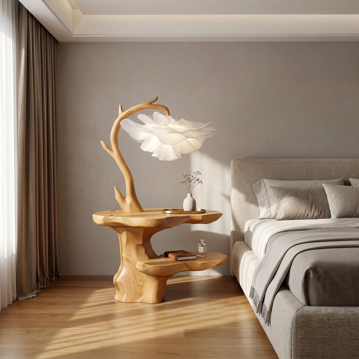 Organic Flower Nightstand