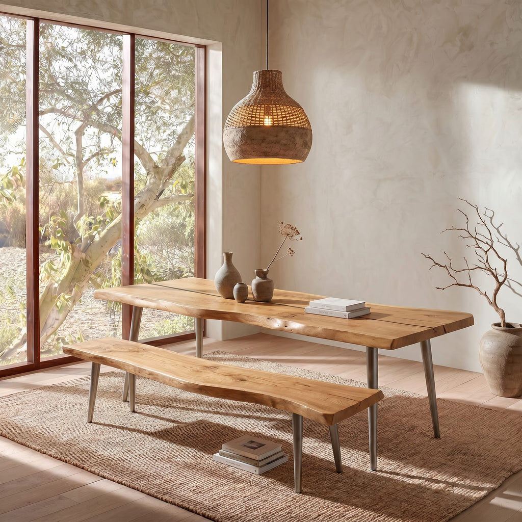 Trestle Solid Dining Table