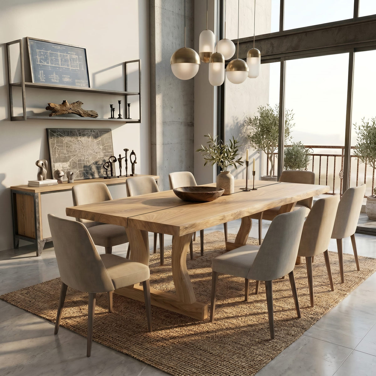 Round Modern Dining Table