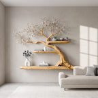 Floating Cozy Tree Bookshelf