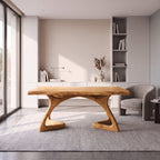 Curved Open Frame Desk