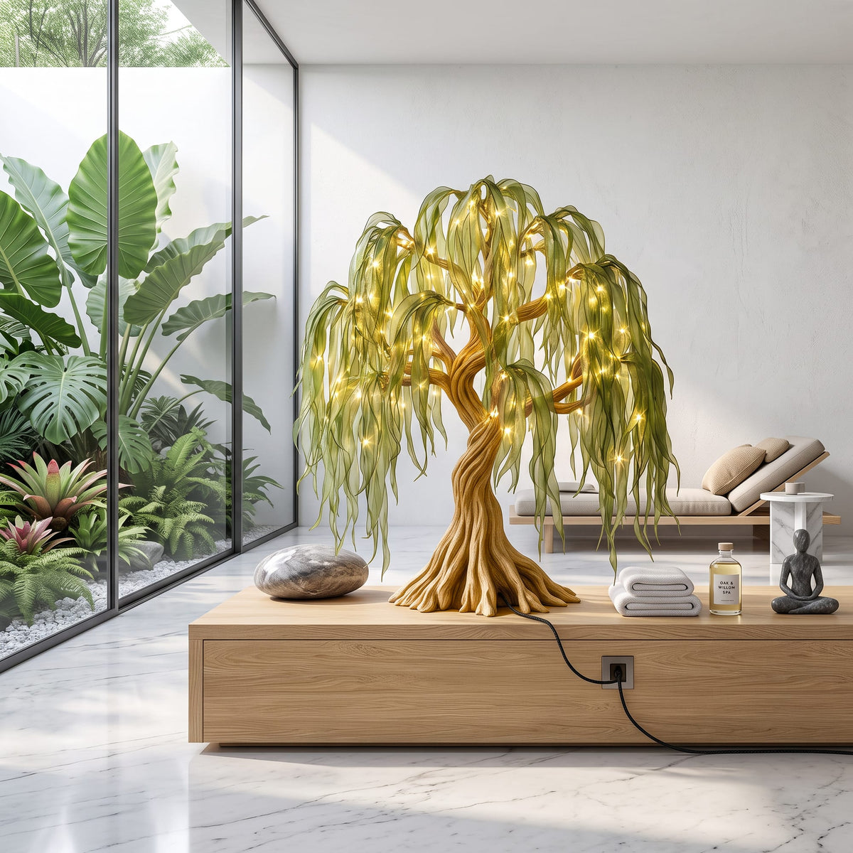 Scandinavian Bonsai Lamp