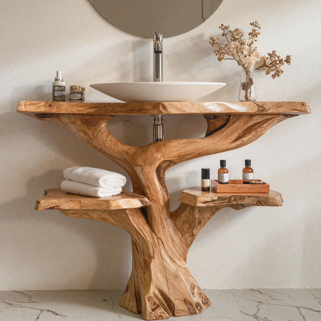 Handcraft Bathroom Vanity Bathroom, solid wood, built to order