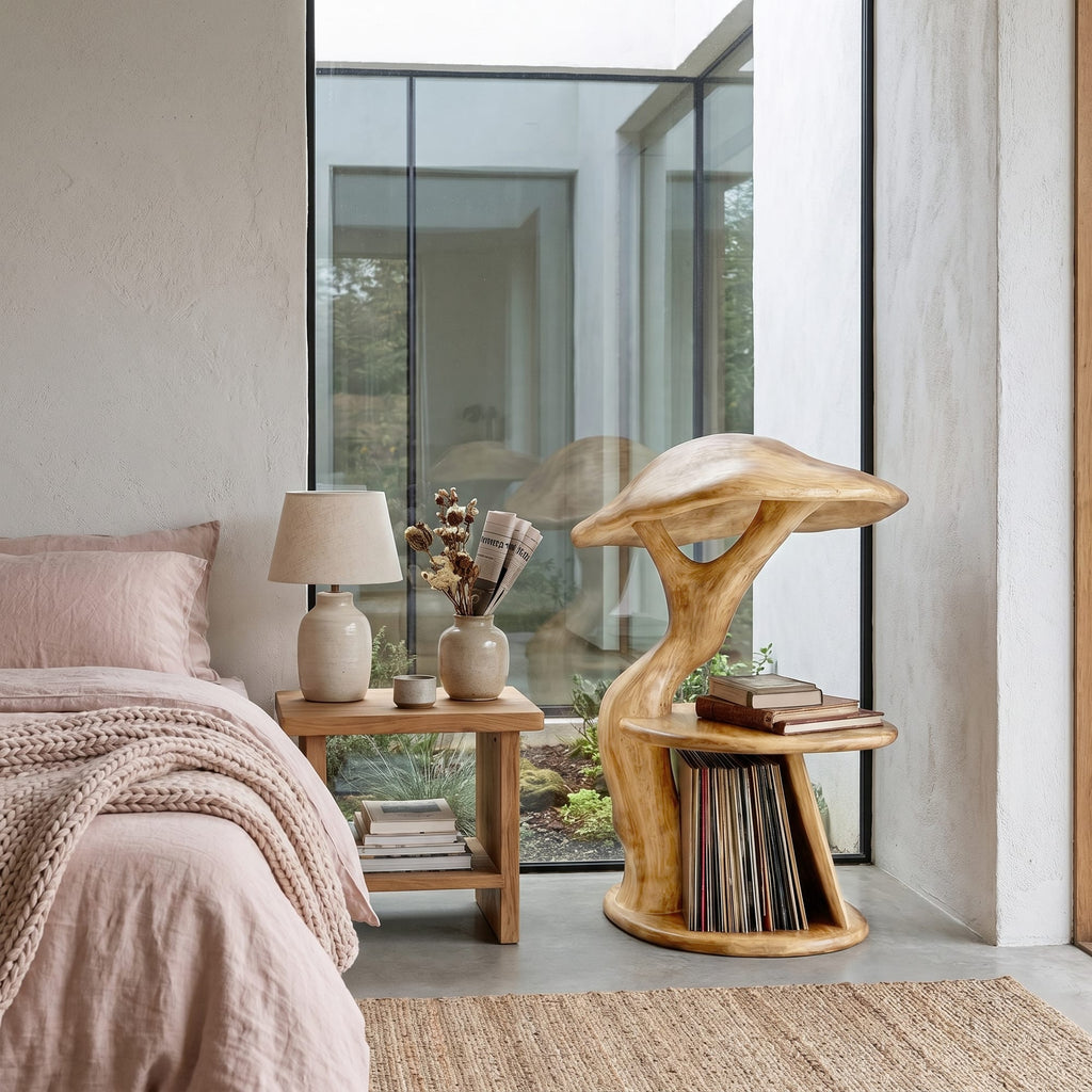 Sculptural Vinyl Record Stand