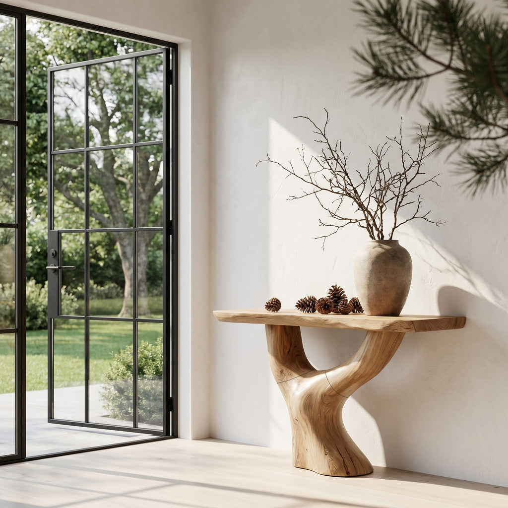 Sculptural Tree Console Table