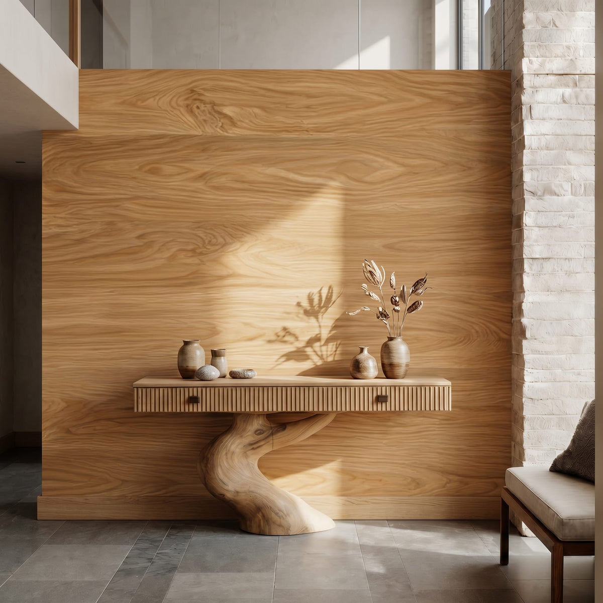 Integrated Drawers Console Table
