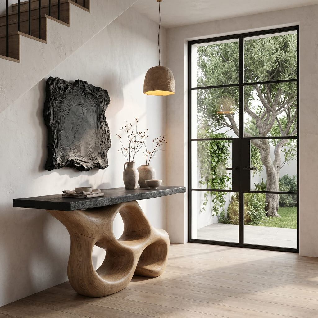 Abstract Hollow Console Table