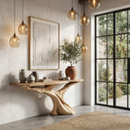 Solid Teak Console Table
