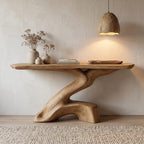 Sculptural Root Solid Console Table