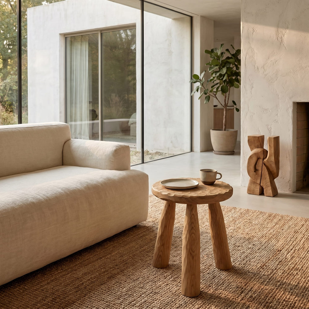 Solid Chunky Side Table