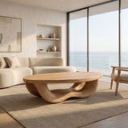 Organic Curved Lounge Coffee Table