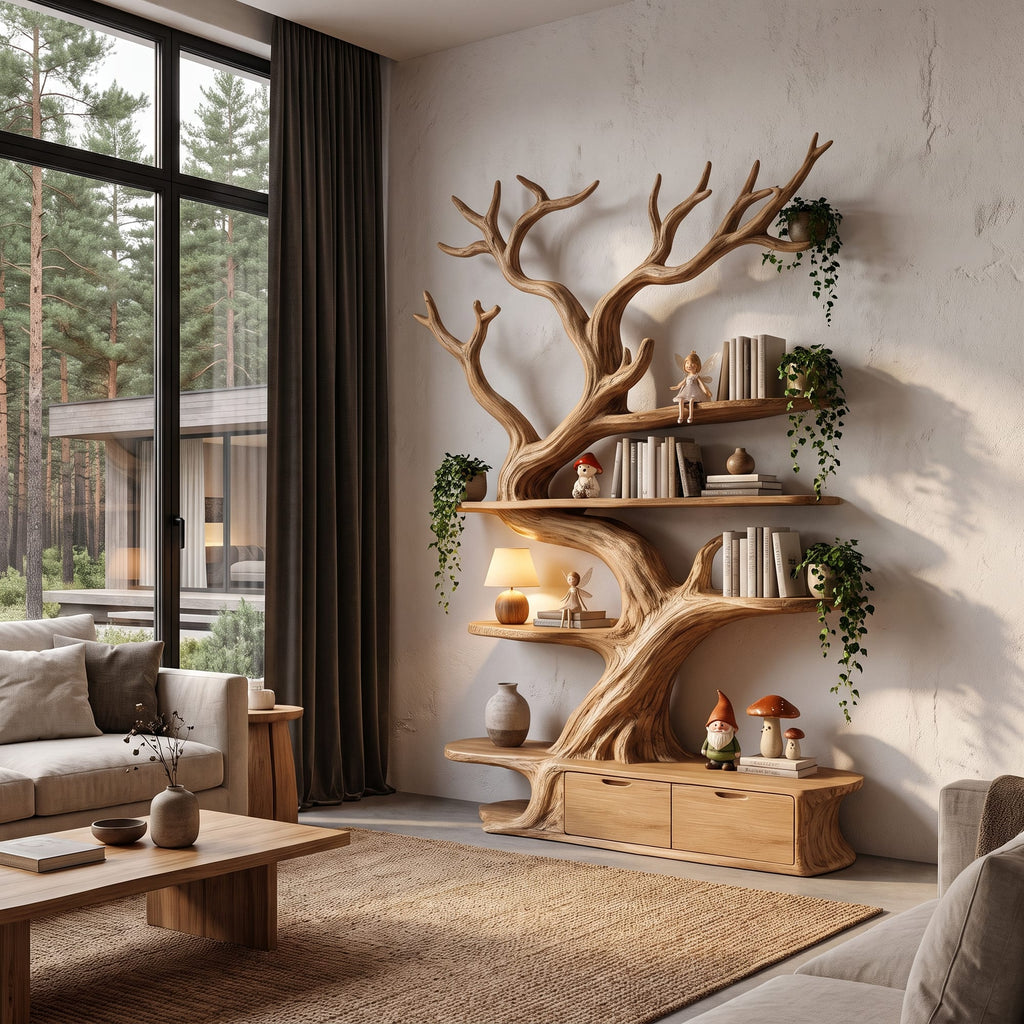Sculptural Branch Tree Bookshelf