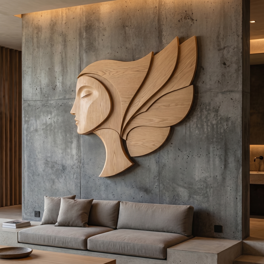 Abstract Woman Wall Art