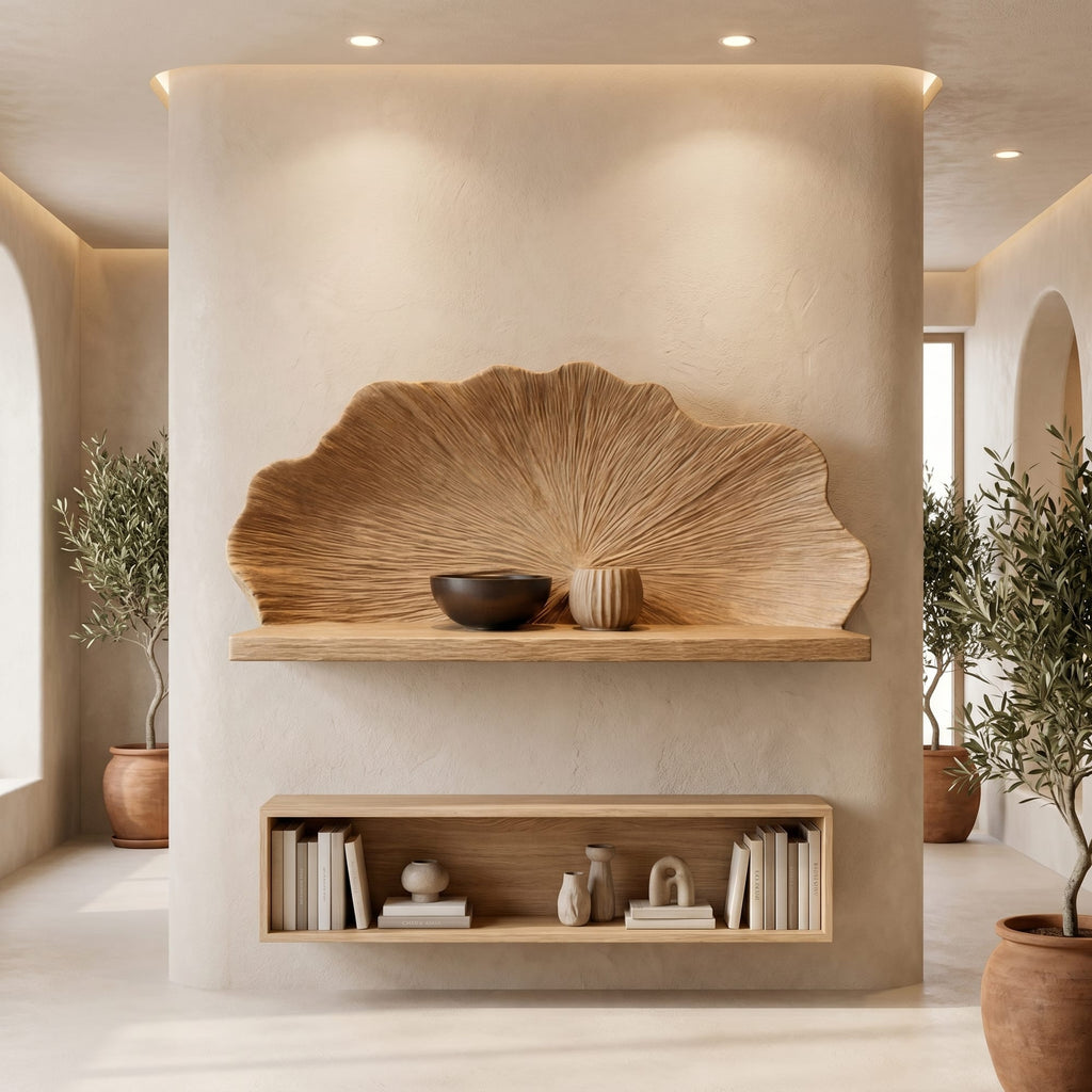 Shell Floating Wall Shelf