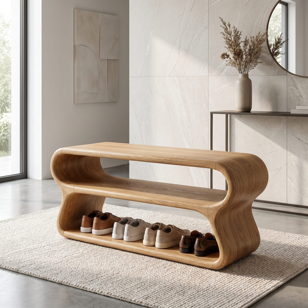 Contemporary Compartments Bench