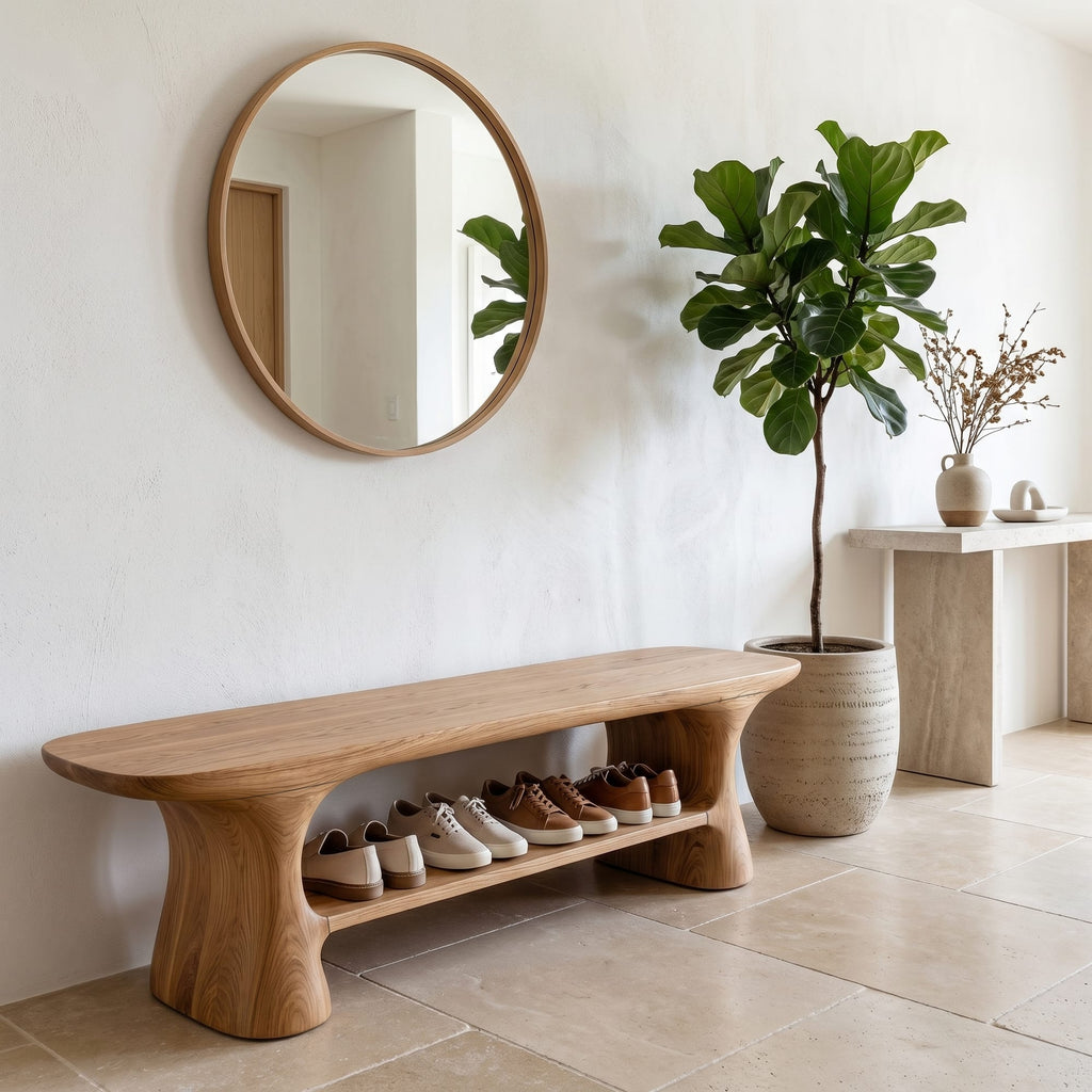 Modern Storage Sitting Bench