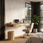 Floating Live Edge Workspace Desk