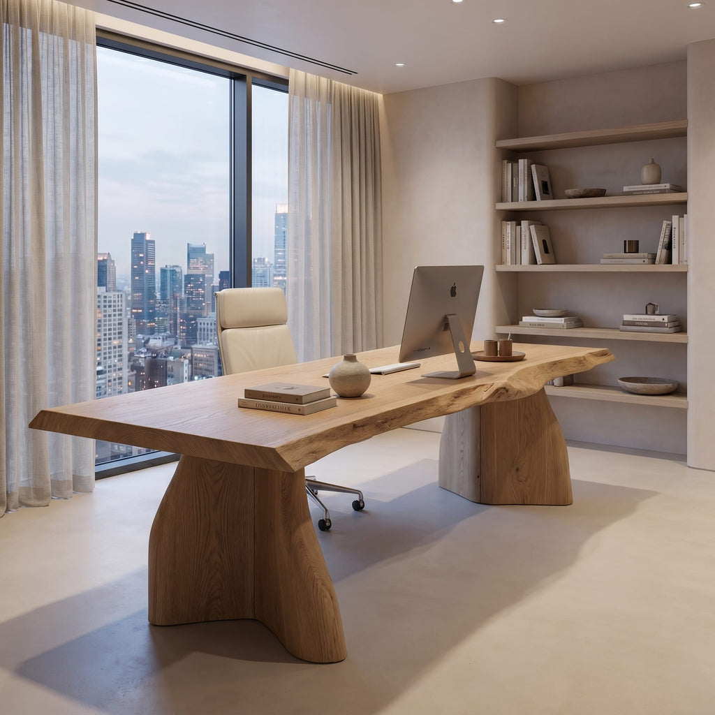 Live Edge Sculptural Desk