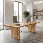Live Edge Solid Executive Desk