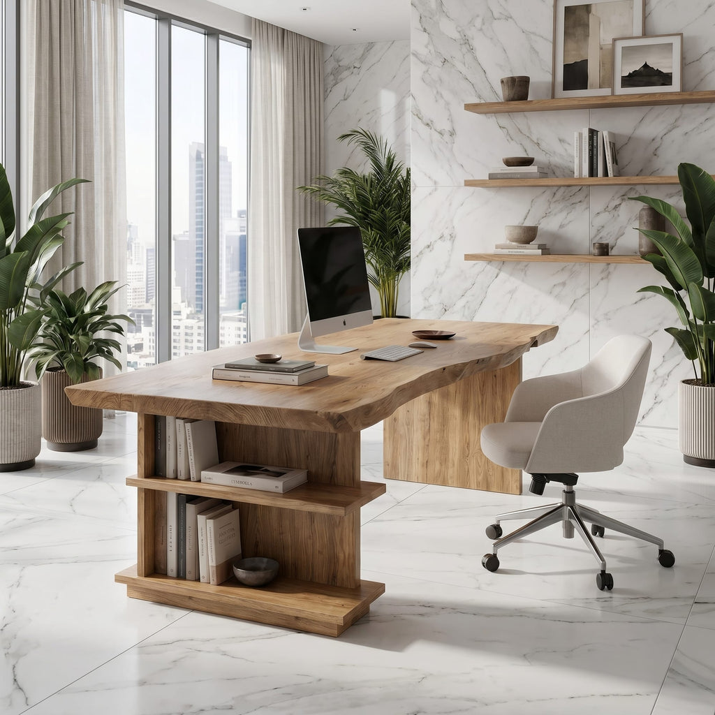 Built-in Solid Desk