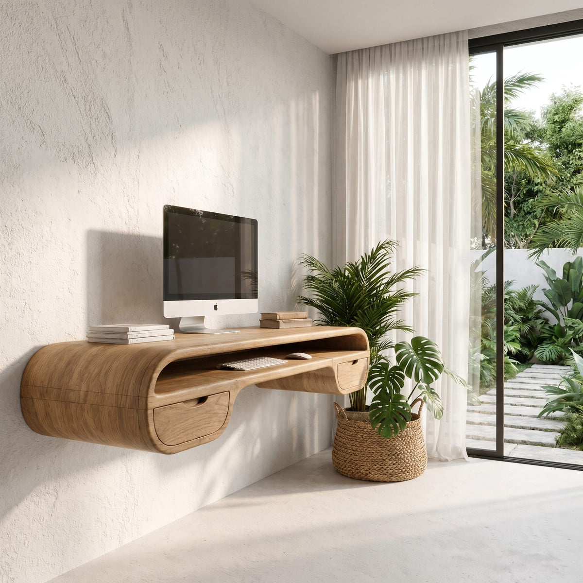 Floating Contemporary Desk