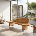 Live Edge Foyer Bench