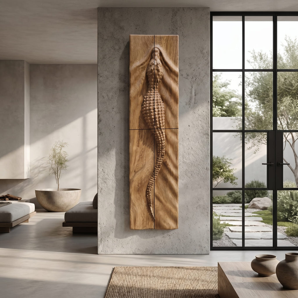 Sculptural Relief Wall Art