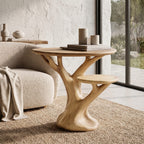 Organic Sculptural Side Nightstand