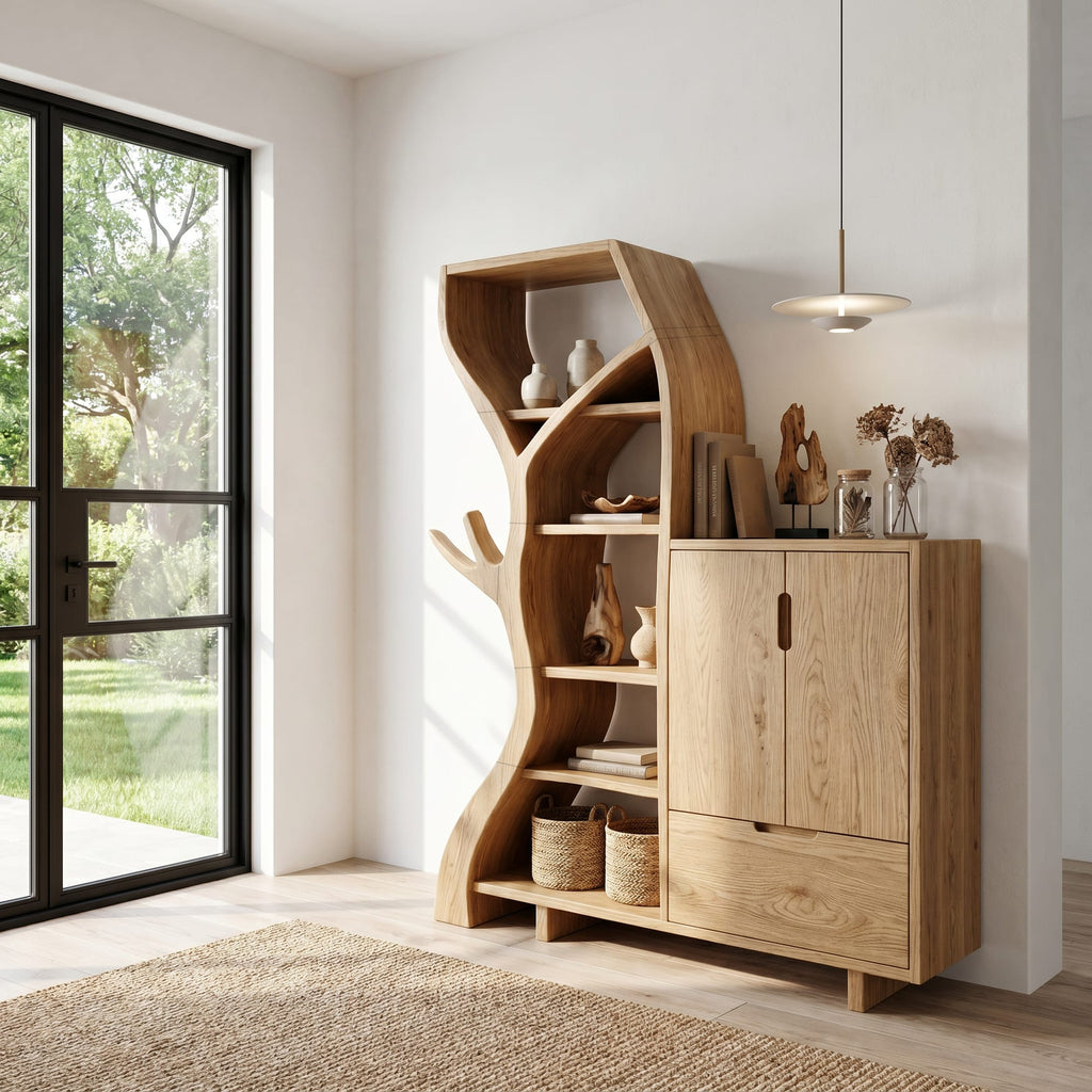 Storage Display Tree Bookshelf