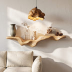 Flowing Form Floating Shelf