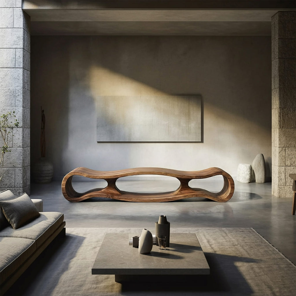 Sculptural Art-inspired Bench