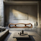 Sculptural Art-inspired Bench