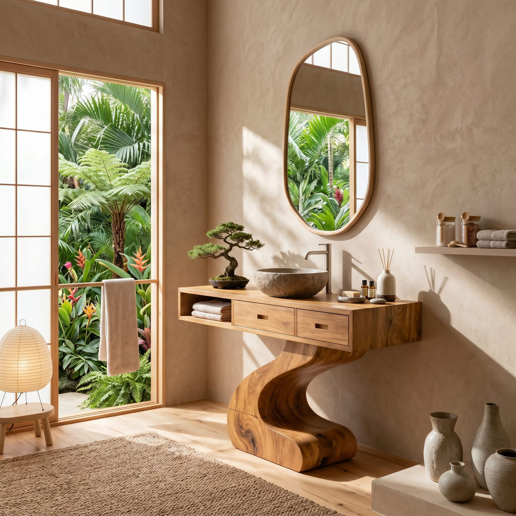 Contemporary Sculpted Vanity