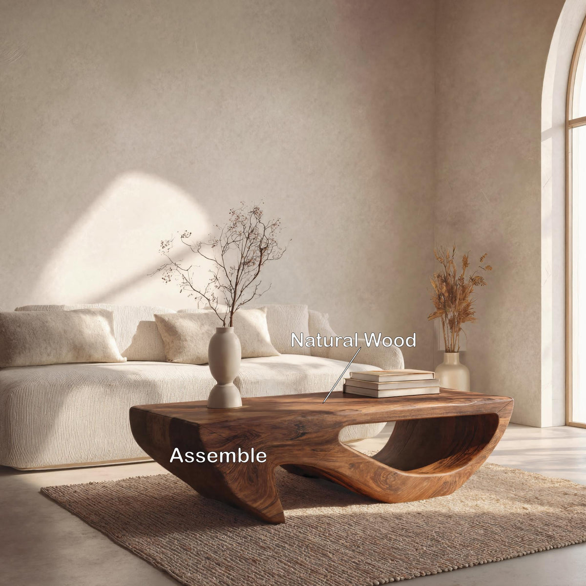 Minimal Rectangular Coffee Table