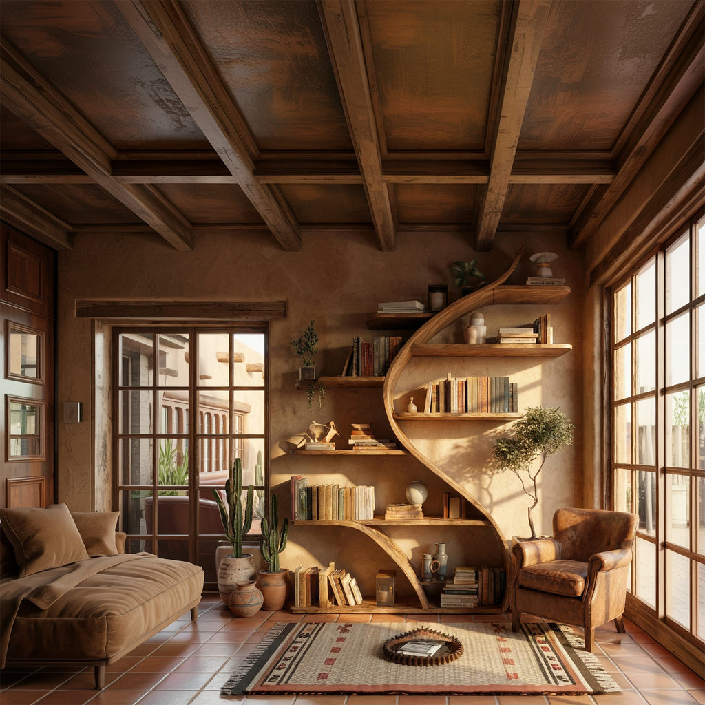 Curved Wall Bookshelf