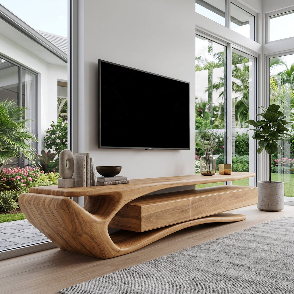 Entertainment Mid Century TV Cabinet