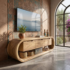 Greek Solid TV Cabinet