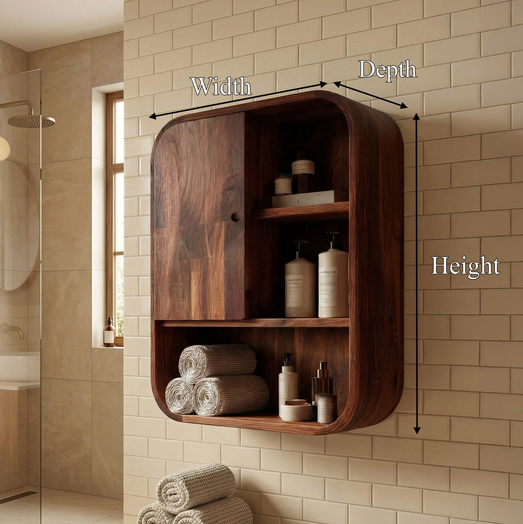 Organic Solid Bath Shelf