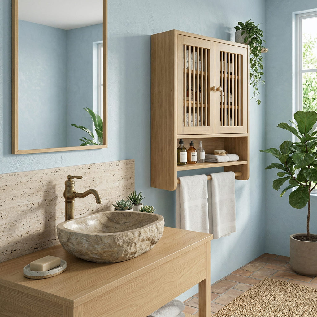 Storage Cupboard Bath Shelf