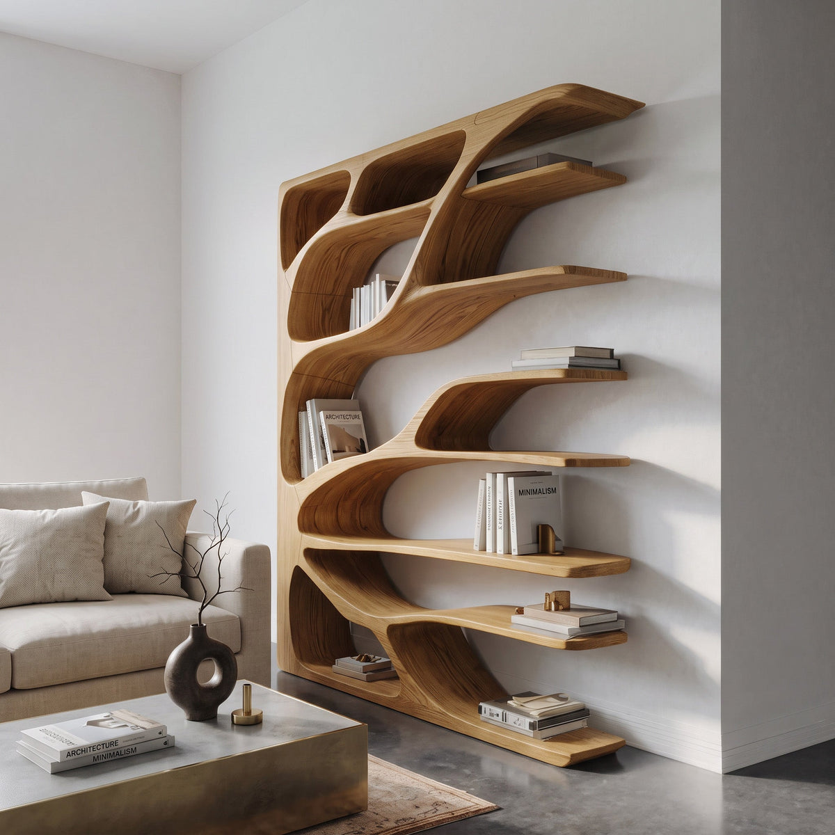 Sculptural Unit Bookshelf