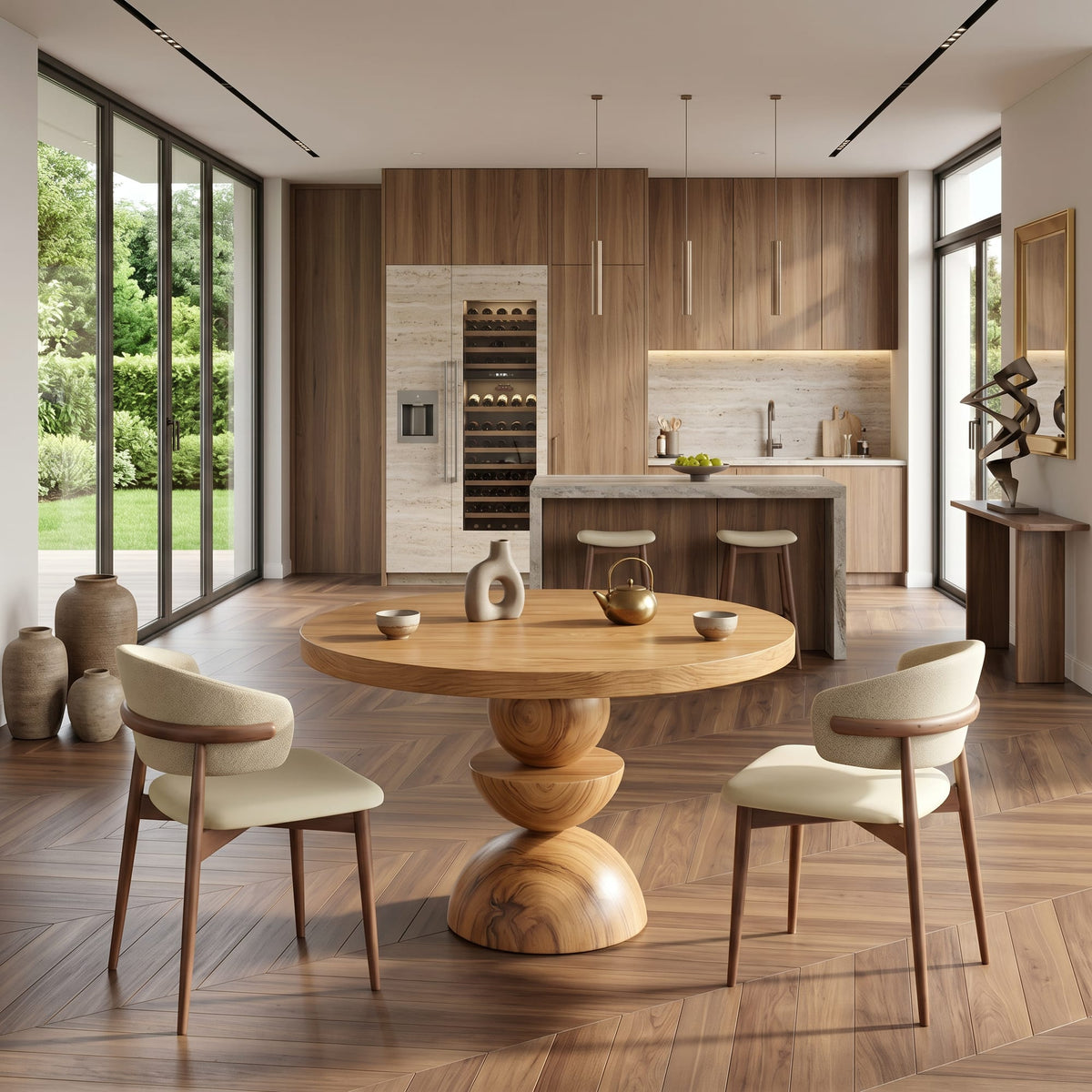 Geometric Modern Dining Table